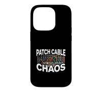 Modular Synth Patch Cable Chaos Eurorack Synthesizer Coque pour iPhone 14 Pro