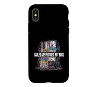 Modular Synthesizer Cables are Features Not Bugs Design Coque pour iPhone X/XS