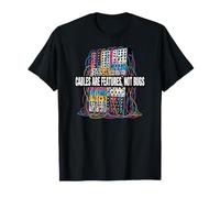 Modular Synthesizer Cables are Features Not Bugs Design T-Shirt