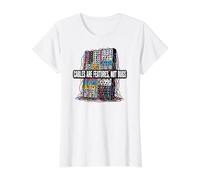 Modular Synthesizer Cables are Features Not Bugs Design T-Shirt Graphique avec Valeur, Femme, Blanc, M