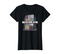 Modular Synthesizer Cables are Features Not Bugs Design T-Shirt Graphique avec Valeur, Femme, Noir, L