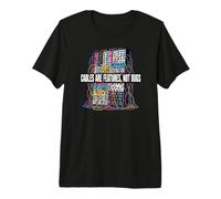 Modular Synthesizer Cables are Features Not Bugs Design T-Shirt Haut de Gamme