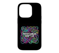 Modular Synthesizer Patch Cables Don't Lie Coque pour iPhone 14 Pro