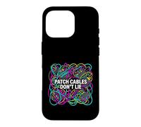 Modular Synthesizer Patch Cables Don't Lie Coque pour iPhone 16 Pro