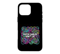 Modular Synthesizer Patch Cables Don't Lie Coque pour iPhone 16 Pro Max