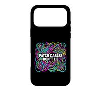 Modular Synthesizer Patch Cables Don't Lie Coque pour iPhone 17 Pro Max