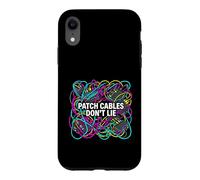 Modular Synthesizer Patch Cables Don't Lie Coque pour iPhone XR