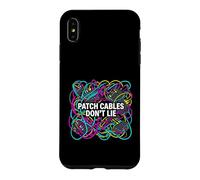 Modular Synthesizer Patch Cables Don't Lie Coque pour iPhone XS Max