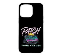 Modular Synthesizer Patch Your Cables Eurorack Coque pour iPhone 15 Pro Max