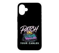 Modular Synthesizer Patch Your Cables Eurorack Coque pour iPhone 16 Plus