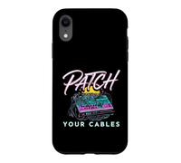 Modular Synthesizer Patch Your Cables Eurorack Coque pour iPhone XR