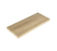 MODULARREDO | SMART Étagère murale, étagère en bois, étagère murale, 56 x 15,5 x 1,8 cm, chêne Sagerau - Made in Italy