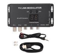Modulateur De Liaison Tv, Support RéGlable Pal Ntsc Av Vers Rf, Convertisseur Avec CâBle De Charge Usb Pour DéCodeurs Source A V