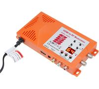 Modulateur Rf,Adaptateur Convertisseur Coaxial Uhf Tv/Av Vers Modulateur Rf Avec Commutateur Ant Et Canal Pour Ordinateur Portable De Jeu Blu-Ray Hd Vidéo Av Vers Tv Coaxial Analog[Video570]