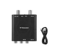 Modulateur RF Convertisseur AV Vers RF M61A AV Vers RF CH3/CH4 Canaux Adaptateur D'EntréE VidéO pour Convertisseur DéModulateur VHF