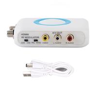 Modulateur Rf Convertisseur Hdmi Vers Rf, Ntsc Pal Tv Catv Modulateur, Entrée Hd A/V F Femelle Rf Sortie Vhf Convertisseur Démodulateur Pour Système Catv Domestique[Z436]