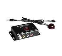 Modulateur RF et convertisseur AV vers RF avec répéteur IR, Plage de fréquence sélectionnable 471,25-885,25 MHz, Affichage numérique et mémoire intégrée, Prend en Charge Les