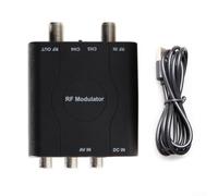 Modulateur RF M61A NTSC CH3 CH4 avec AV In F RF Out USB Alimentation Stable Sortie pour TV Vintage Consoles CCTV Distribution à domicile