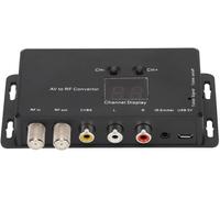 Modulateur Uhf - Modulateur Tv Link, Pal Ntsc Av Vers Rf Tv Distribution Modulateurs, Femelle Filetage Av Audio Vidéo Tv Link-Uhf Convertisseur Pour La Sortie Rf Des