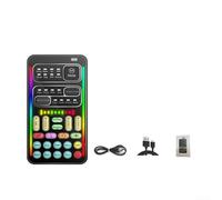 Modulateur vocal portable pour jeu avec 10 effets sonores pour un jeu en ligne amélioré et un (carte son)