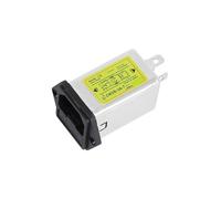 Module 1 pièce avec fusible unique, filtre d'alimentation CA 220 V, anti-interférences EMI CW2B-1A/3A/6A/10A-T(D1)(3A)