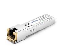 Module 10GBase-T SFP+ vers RJ45 80 mètres, émetteur-récepteur Gbic Ethernet cuivre compatible avec Cisco, Meraki, MikroTik, Ubiquiti, Unifi, Netgear, QNAP, D-Link et More, Cat6a/Cat7/Cat8