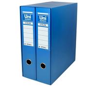 Module 2 Classeurs À Levier 65 Coloris Bleu Unisystem Color