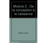 Module 2: De la conception à la naissance