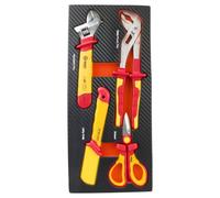 Module 4 pinces VDE 1000V pour servante d'atelier