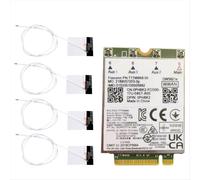 Module 4G LTE Cat16 Gigabit DW5821E X20 (carte sans fil 4G) pour ordinateurs portables 5420, 5424, 7424 et 7400 + 4 antennes