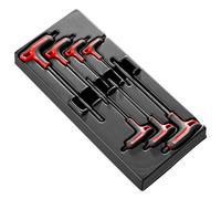 Module 7 clés mâles poignée en P TORX taille 1/3' - FACOM - MOD.89TXA