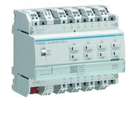 Module 8 sorties 16A 230V~ (charges capacitives) avec forçage manuel sans bus - HAGER TYAS608D