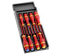 Module 8 tournevis PROTWIST isolés 1000 volts - FACOM - MOD.AT1VE