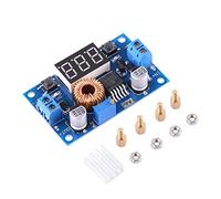 Module abaisseur, Fydun régulateur de tension du convertisseur abaisseur CC-CC 1pc Module abaisseur de tension 5A 4.0V ~ 38V à 1.25V ~ 36V réglable avec supports et écrous de dissipateur thermique