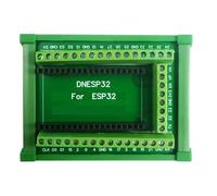 Module adaptateur de bornier à vis for montage sur rail DIN ESP32S ESP-WROOM-32 Contrôleurs industriels PLC ESP32(With Rail Box)