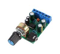 Module Amplificateur Audio Tda2822M 2 Canaux Dc 1.8-12V - Carte Ampli Stéréo Pour Voiture Avec Entrée Aux 3.5Mm - Puissance De 0.1W À 5W - Compatible Avec Haut-Parleurs De 4 À 32 Ohms