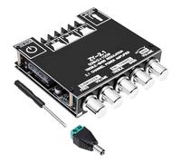 Module amplificateur Bluetooth 2.1 canaux 5.1 - Mini amplificateur Bluetooth Zy-2.1 avec amplificateur Dsp HiFi 12-24 V DC Aux pour haut-parleur DIY voiture système audio home cinéma