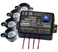 Module anti-martres à ultrasons Kemo M094 à ultrason, éclairage LED avec protection optique, haut