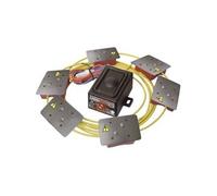Module anti-martres à ultrasons Kemo M176 électrique, éclairage LED, à ultrason avec protection optique, avec plaques haute