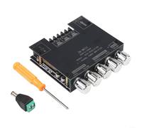 Module audio compatible ZK-MT21 2.1 canaux avec 2 x 50 W + 100 W de puissance de sortie pour enceintes à monter soi-même