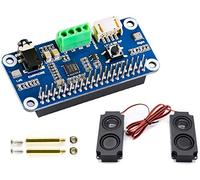 Module audio HAT pour Raspberry Pi 4B/3B+/3B/2B/B Zero/Zero W/Pi Zero WH, WM8960 Hi-Fi Carte son HAT stéréo Codec, lecture/enregistrement