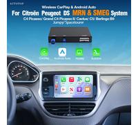Module AUTOTOP Carplay et Android Auto sans fil pour Citroën C4 C5 Peugeot 208 308 508 3008 DS3 DS4 DS5 SMEG Airplay Mirror Link Manual OEM camera Module