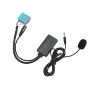 Module AUX Bluetooth de Voiture, Câble D'adaptateur D'entrée AUX Audio sans Fil de Voiture Bluetooth 5.0 avec Remplacement de Microphone pour