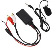 Module Aux Bluetooth De Voiture, Module Aux Bluetooth 2 Adaptateur De Câble Rca Avec Microphone Mains Libres Pour Voiture Universelle (Canal Gauche, Canal Droit)[L836]