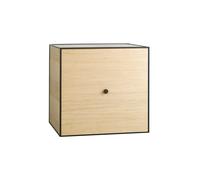 Audo Module avec porte Frame 49 chêne, noir LxlxH 49x42x49cm