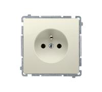 MODULE BEIGE PRISE 1X Z/U PINCES À VIS 16A BASIC BMGZ1.01/12