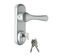 Module béquille demi-tour cylindre européen argent - - 2007704