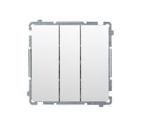 Kontakt-Simon BMW31.01/11 Interrupteur électrique Blanc - Accessoire Couteau électrique (Blanc, en Plastique, IP20, 250 V, 10 A, 75 mm)