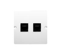 MODULE BLANC PRISE ORDINATEUR 2X UAE 8 BASIC BMF52.02/11