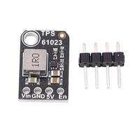 Module Boost 5 V 1 A, régulateur de Tension élévateur Efficace TPS61023, convertisseur élévateur avec connecteur à Broches, entrée 2-5 V CC pour projets d'alimentation par Batterie